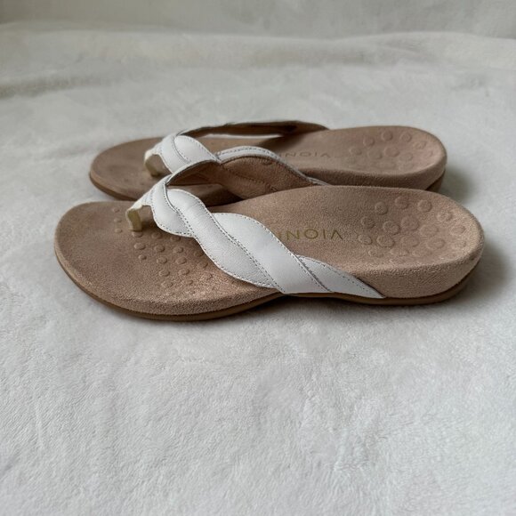 Vionic Bella Braid Sandal White Size 6 - Picture 5 of 11